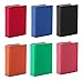Kittrich Stretchable Jumbo Size Book Covers, 6 Pack, Assorted Solid Colors