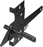 Stanley National N199-158 Flush Mounted Gate Latch 6 in. Black