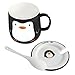Nuowoqi Coffee Mug Tea Milk Cup 11 oz Four Animal Design Home And Office Use Penguin