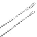 3mm Solid .925 Sterling Silver Military Ball Chain Necklace, 24 inches
