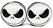 Evil Jack Skellington - The Nightmare Before Christmas Ear Plugs - Acrylic Screw-On - New - 8 Sizes - NewPair