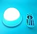 RGB LED Under Table Light Multi Colors Changing Battery Powered Wireless Remote Control Wedding Decoration Lamp for Outdoor Camping Indoor Party Event Birthday Banquet Receptions Illumination
