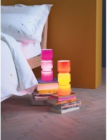 habitat fitz glass table lamp