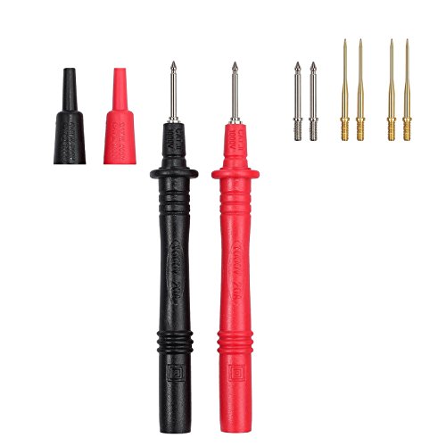 Proster 12 in 1 Multimeter Probe Test Lead Kit with Alligator Clips Replaceable Automotive Multimeter Leads Clamp Meter Leads Electronic Multimeter Test Leads - Thumbnail 3