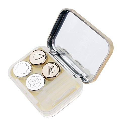 image for Homyl Contact Lenses Eyeglass and Contact Lens Case Set Portable for H