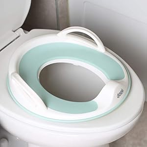 Potty Training Seat for Boys and Girls With Handles, Fits Round & Oval Toilets, Non-Slip with Splash Guard, Includes…