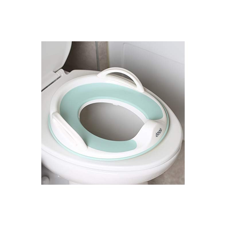 Potty Training Seat for Boys and Girls With Handles, Fits Round & Oval Toilets, Non-Slip with Splash Guard, Includes…