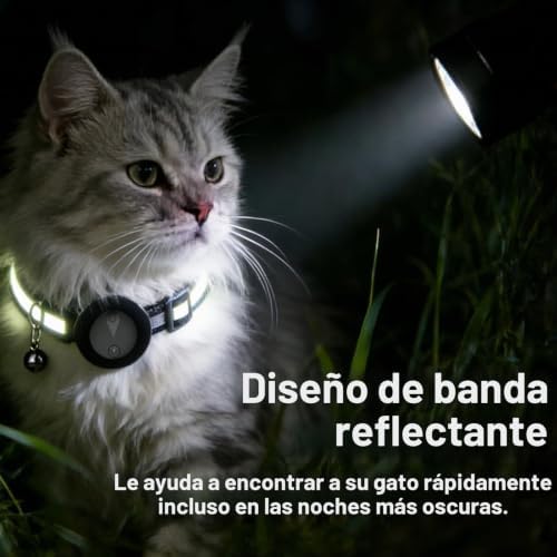 Localizador GPS Perros Compatible con Sistemas iOS y Android GPS Dog Reproducción del Historial de Rutas de 7 Días GPS para Gatos Localizador para Mascotas Resistente al Agua (IP67) -Negro Sólido