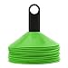 REEHUT Soccer Cones 25 Pack, Sport Agility Training Disc Cone for Football Basketball, Sports Equipment for Kids Field Markers with Free User E-Book Green