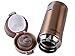 omgogo Insulated Travel Mug Coffee Mugs Stainless Steel Lid Lock Prevents Leaks 16oz Golden