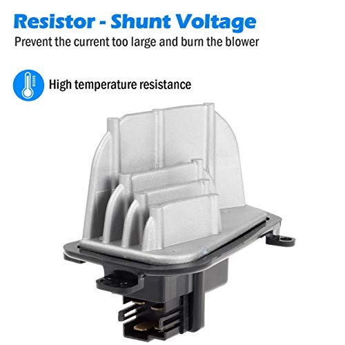 PartsSquare Blower Motor Resistor Control Module Compatible with HONDA Accord 1998-2002 Resistor Replacement for Honda Odyssey 3.5L-V6 1999-2004 Blower Resistor RU378 JA1428 3A1332 79330S84A41