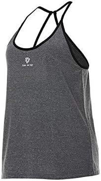 VANSYDICAL Women Backless Yoga Shirts Quick Dry Fitness Sports Tank Tops Jogging Excise Vests