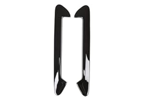 Three T Car Front mudguard Side Air Outlet Vent Trims for BMW X3 G01 / X4 G02 2018-2023, Glossy Black