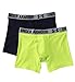 Under Armour Men's 2 Pack HeatGear® 6'' BoxerJock Midnight Navy/Steel/Lime Green/Steel Boxer Briefs SM