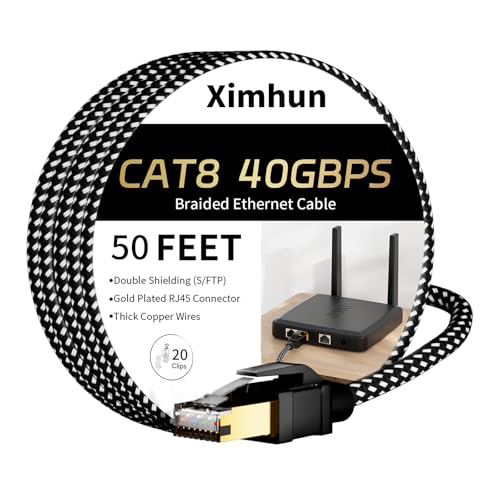 Ximhun Cat 8 Ethernet Cable
