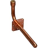 STUB OUT ELBOW 1/2 CPVC W/FLANGE 3-1/2X8