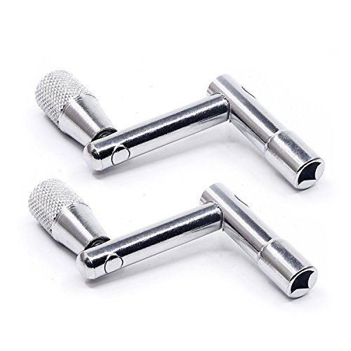 Drum Keys Jazz Drum Adjustment Wrench Adjustment Tool Percussion Instrument Accessories Use by Drummer 4-Pack with 1 Continuous Motion Speed Drum Key