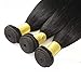 Brazilian Straight Virgin Human Hair 3 Bundles With Closure 100% Unprocessed Straight Human Hair Weave Extensions With 4X4 Free Part Lace Closure(22 24 26 with 20)