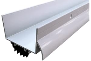 CBW KC Hardware Door Bottoms Sweep, Under Door Seal for Exterior Doors, 1 3/4" Width, White (36 Inch)