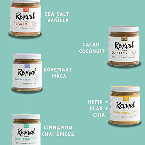Revival Sea Salt + Vanilla Almond Butter Whole30 Approved Keto Nut
