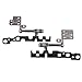 Eathtek Replacement LCD Hinge Hinges Set Left and Right for Lenovo Y50-70 Touch Series, Compatible Part Number 59445083 5H50F78774
