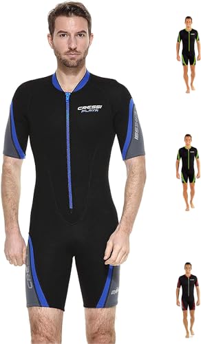Cressi Playa MAN Shorty Wetsuit Black/Blue 2.5mm L/4