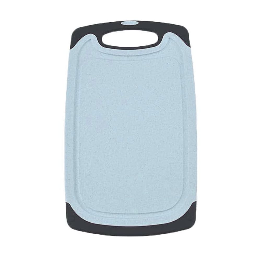 Selecto Bake Chopping Board BPA Free Kitchen Thick Plastic Cutting Boards, Non-Slip Feet and Deep Drip Juice Groove, Hanging Hole, Large Chopping Boards for Fruits, Vegetables, Meats (Blue)