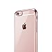 Nicexx TPU Gold Plated Frame Flexible Transparent Case for iPhone 6/ 6s - Rose Gold