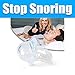Sleep Eazy - Anti Snoring Devices Tongue Retainer,Stop Snoring Solution, Set of 4 Snore Stopping Nose Vents, Nasal Dilators Snoring Mouthpiece Sleep Aid Device, Snore Reduction Silicone Snoring Tongue
