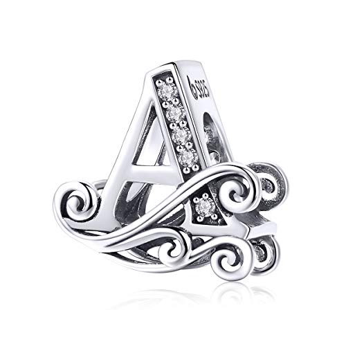 26 Letter Charm Alphabet Bead Sterling Silver Pandora Charms By Pandora