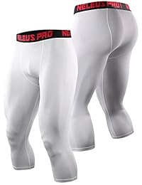 Mallas de compresión para hombre Neleus Dry Fit Compression 3 4 Capri Mallas deportivas