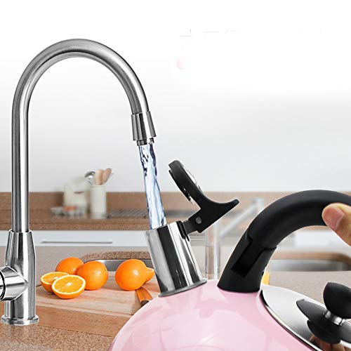 Riwendell 3.2 Quart Whistling Candy ColorTea Kettle Stainless Steel StoveTop Teapot (GS-04025-3L, Blue) - Thumbnail 2