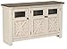Signature Design by Ashley Bolanburg Farmhouse TV Stand Fits TVs up to 58