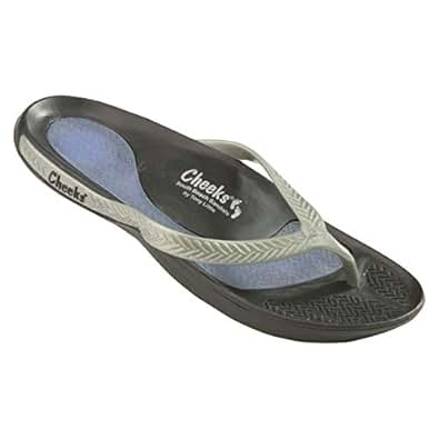 Amazon.com | CHEEKS South Beach Sandals by Tony Little, America's Personal Trainer, Made from 