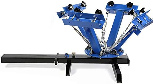 4 colour screen printing machine