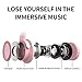 Picun B9 Wireless Bluetooth Headphones Over Ear, 40H Playtime Bluetooth Headphones with Mic, Hi-Fi Stereo Wireless Foldable Headset for TV PC Cellphones – Rose Gold for Womenthumb 4