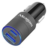 Meagoes USB Type C Car Charger Adapter with Type C and Standard USB A Outputs for Apple MacBook 12
