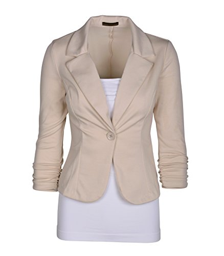 Auliné collection women s casual work solid color knit…