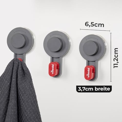 Klebehaken 3er Set - Haken Selbstklebend & Stark Haftend bis zu 3kg - Vielseitiger Wandhaken Selbstklebend für Bad, Küche & Haushalt - Einfache Anbringung ohne Bohren