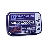 Duke Cannon Men's Solid Cologne, 1.5 ounce - Sea (Naval Supremacy Scent)