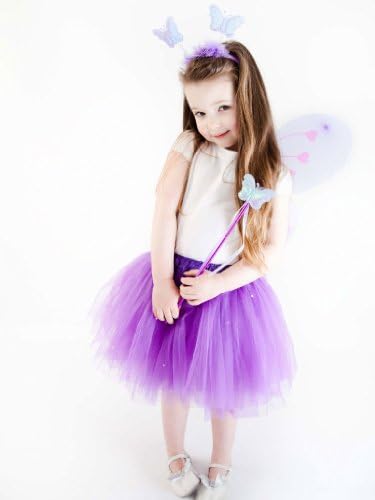 Fairy Princess Dress Up Sets - Tutu Wings Wand Boppers LILAC FAIRY