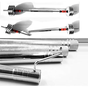 Perfeclan Sturdy Dumbbell Extension Bar Steel Barbells Extender