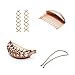 Goody Simple Styles Spin Pin, Modern Updo, Pony Pouf, Volume Boost Comb (Light Hair) Hairstyling Bundles