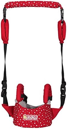 Toddler Leash Child Safety Harness Fall Protection Handheld Kid Keeper Safety Walking (2019-Stars-Red)