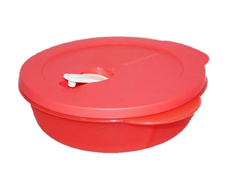 Tupperware dividido para el microondas redonda Crystalwave ...