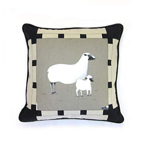 Pillow Ewe and Lamb Handmade