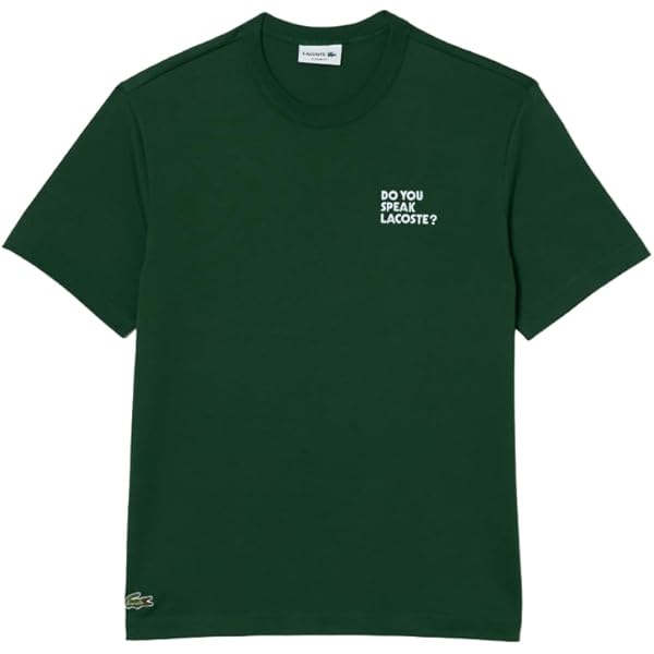 Lacoste Unisex Short Sleeve Relaxed Fit Tee Shirt W