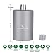 iBasingo 200ml Titanium Pocket Flagon Camping Portable Alcohol Bottle Drink Sports Outdoor Hip Flask Picnic Wine Bottle Ti1579I