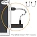 USB Cable for Fire Stick, Power Cable for Amazon Fire Stick Power up Your Fire Stick Form Your TV's USB Port, USB Cable Cord for Amazon Fire Stick, Chromecast, Roku Stick, 2 Pack (20cm/7.8 Inch)