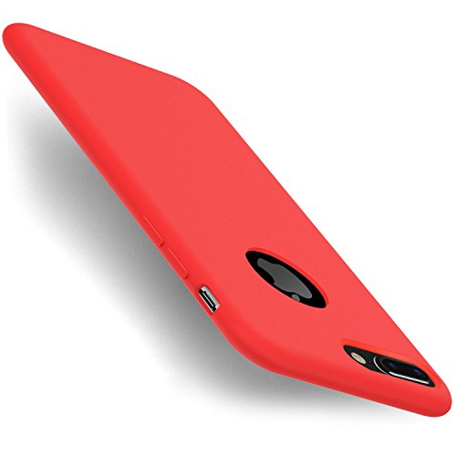 Iphone 7 plus case, torras [love series] liquid silicon…
